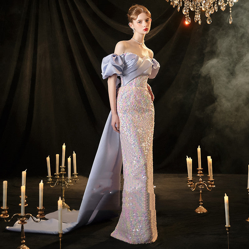 Wedding Gown Bridal Engagement Evening Dress Adults' Ceremony