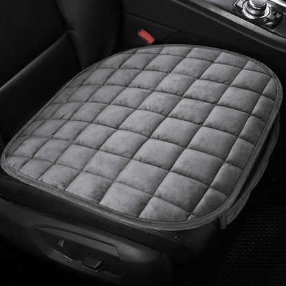 Winter car without backrest plush cushion