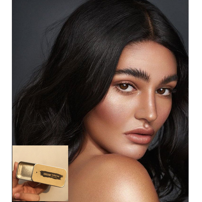 Eyebrow shaping eyebrow wax + brush