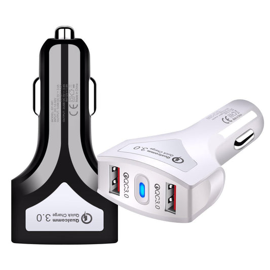 High-power car charger with indicator light fast charge