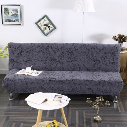 Fully surrounded one-piece sofa cover