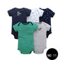 Baby Short Climb 5-piece Romper Boys and Girls Cotton One-piece Rompers