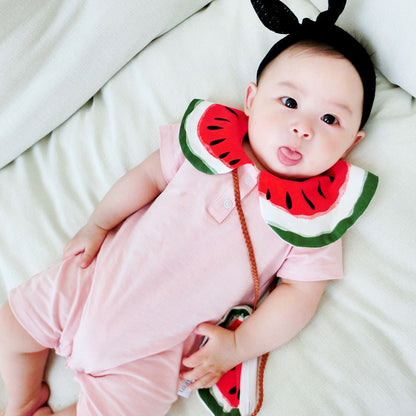 Cute cartoon watermelon baby romper