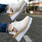 Baotou wedge sandals women's shoes Roman women - FLIPSTYLEZLLC