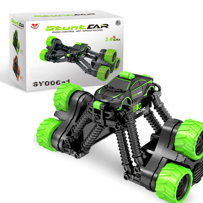 Boy Tumbling Stunt Car Remote Control Off-road Tipping Climbing Car