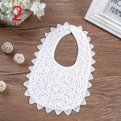 Hollow lace wild bib