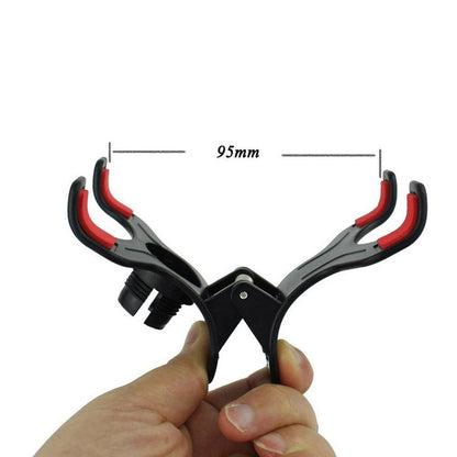 Double chuck hose car bracket