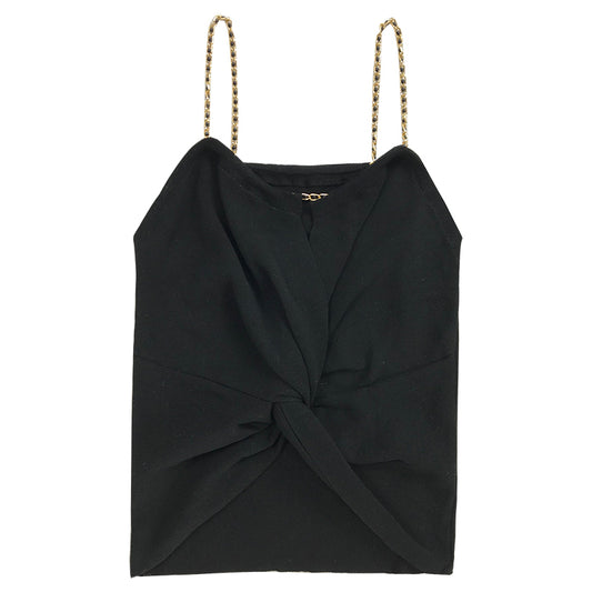 Small waistcoat women''s new summer 2021 Korean version of women''s wear with twisted chain personality suspender