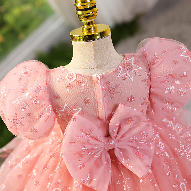 Little Girl Birthday Princess Dress Years Old Piano Performance