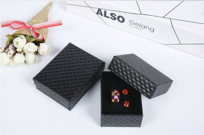 Spot wholesale multicolor ring box jewelry box pendant necklace set box jewelry box earrings small paper box