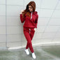 Autumn and winter hooded suit sweater