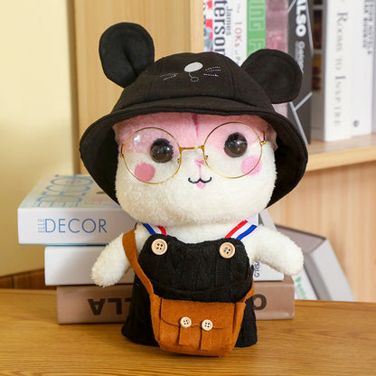Cute net red hamster doll