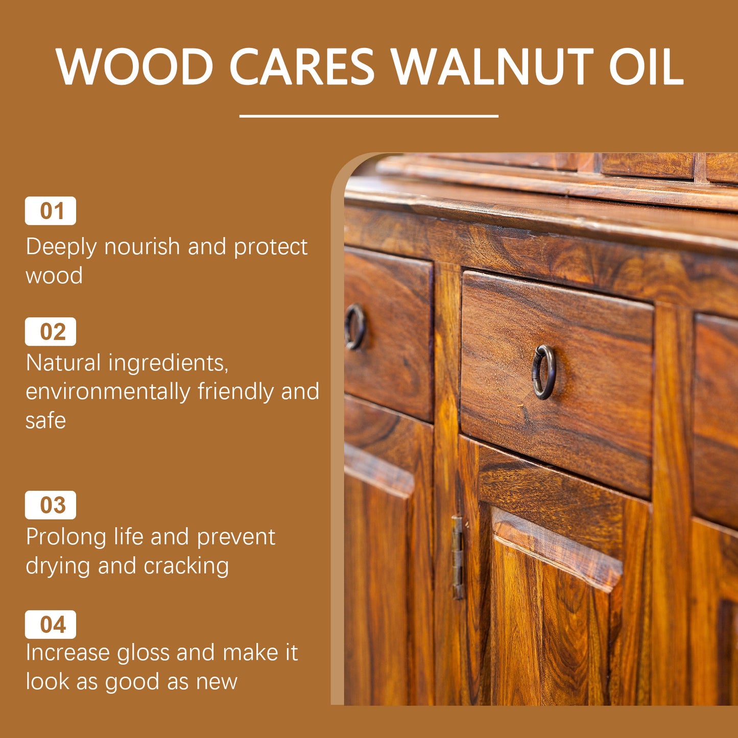 JAKEHOE Wood Furniture Clean And Polish Oil