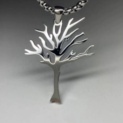 Personalized High-grade Stainless Steel Lucky Tree Necklace