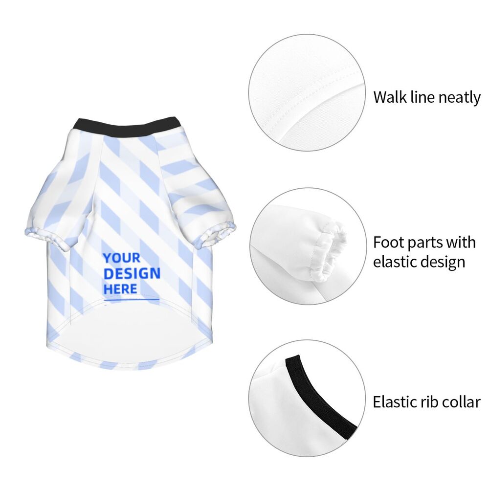 Create Your Own Small Pet Pullover Comfortable Breathable Sweater Clothes
