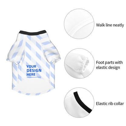 Create Your Own Small Pet Pullover Comfortable Breathable Sweater Clothes