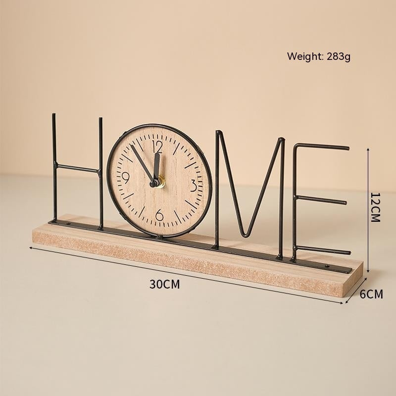 Creative TV Cabinet Decorative Ornaments Table Clock Furnishings