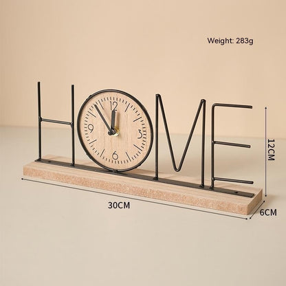 Creative TV Cabinet Decorative Ornaments Table Clock Furnishings