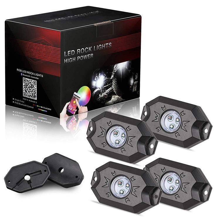 High-brightness And High-power Vehicle Bottom Atmosphere Rgb Rock Light
