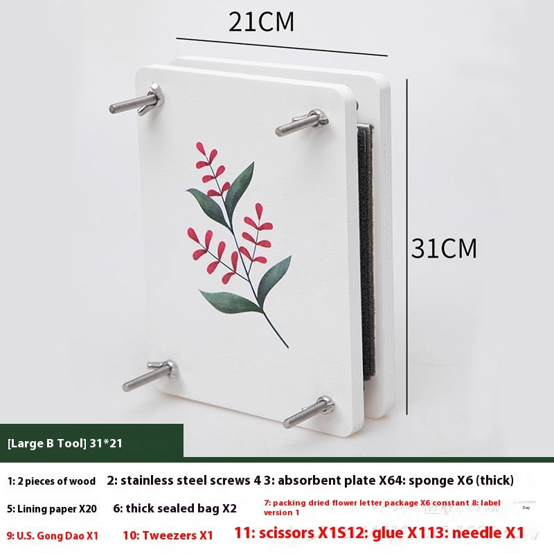 Dried Flower Knurling Tool Plant Specimen Making Tools