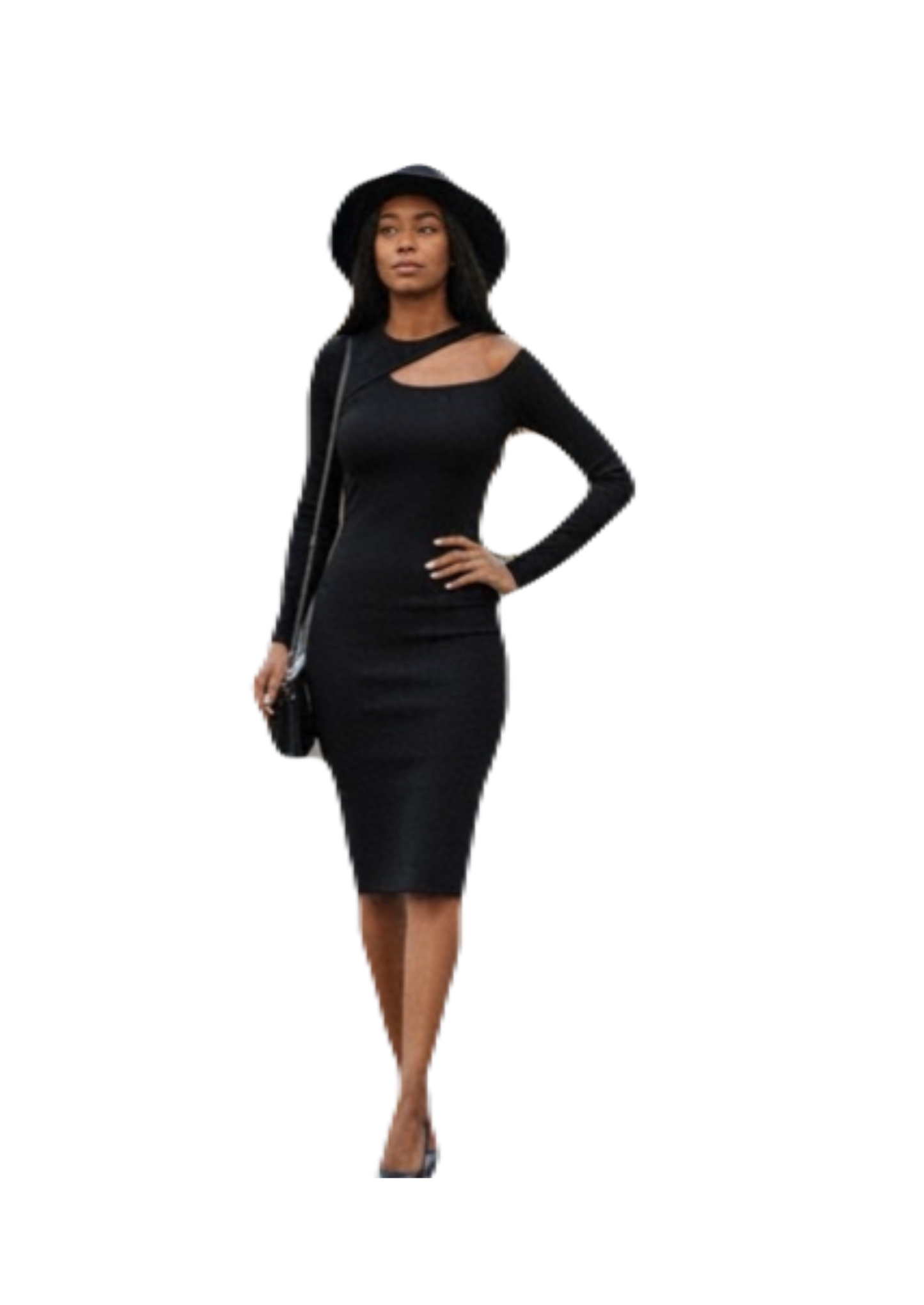 NEW BLACK SEXY Autumn of OFF SHOULDER DRESS FOR WOMEN