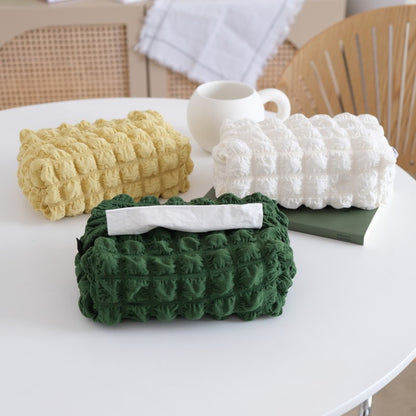French Solid Color Fabric Tissue Box Storage Bag