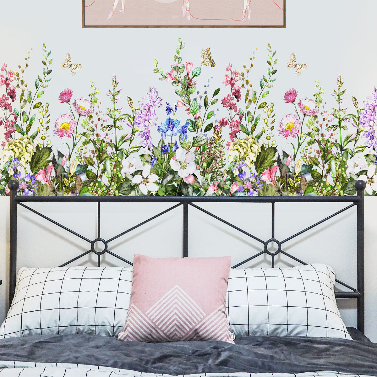 Plant Flower Creative Loop Multiple Collage Wall Stickers