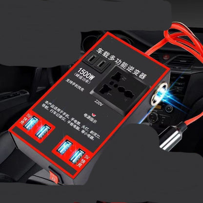 12v24v To 220v Car Power Converter Transformer Socket USB Charging