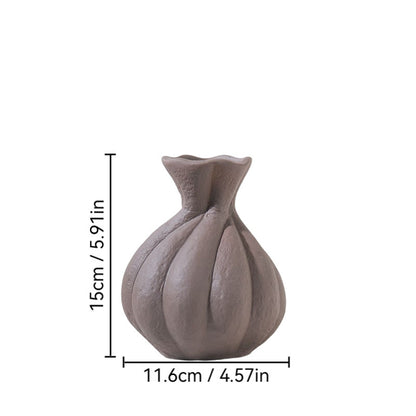 Home Decorations And Accessories Soft Decoration With Misty Style Ceramic Vase