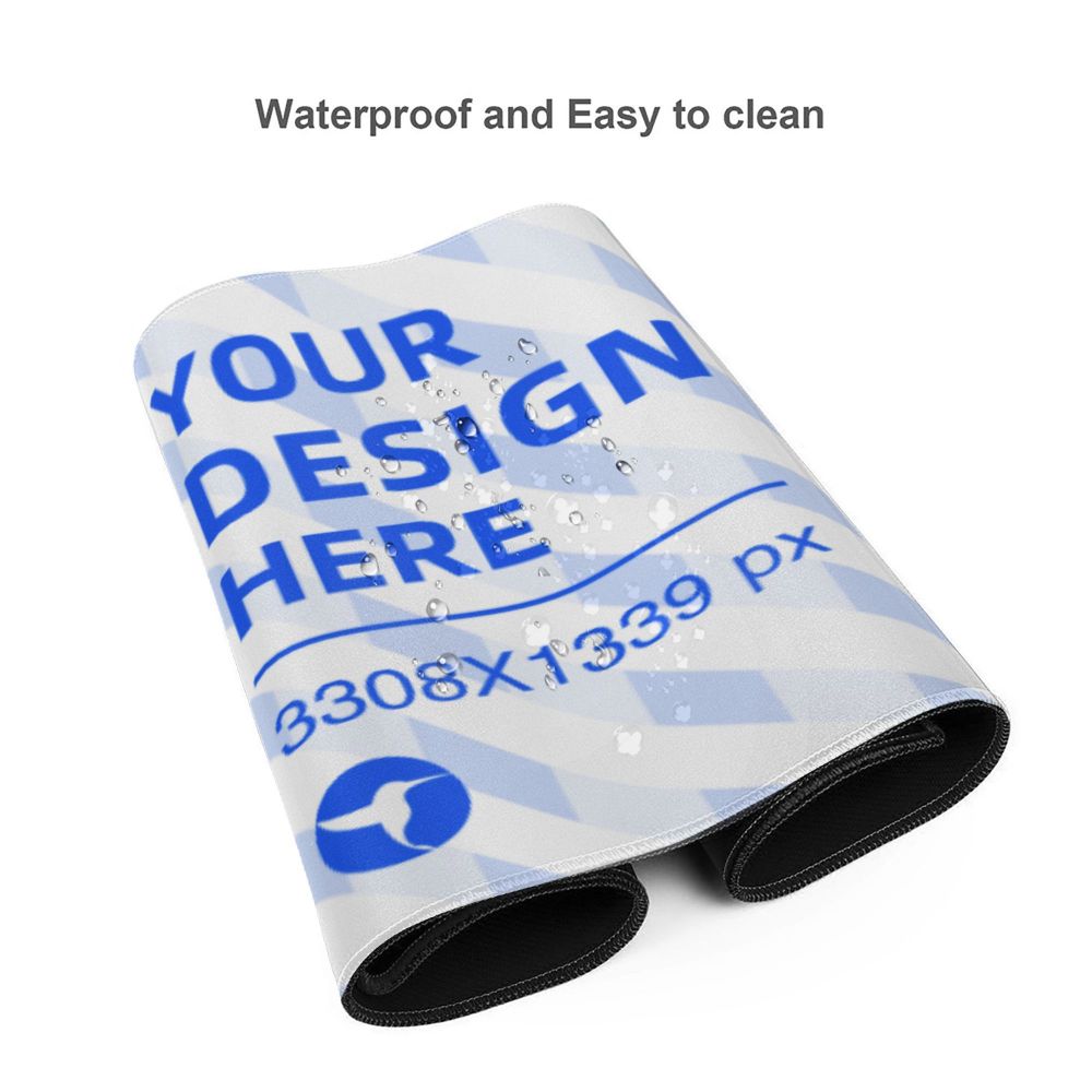 Create your own 12x31.5in Horizontal Oversized Rubber Keyboard Pad