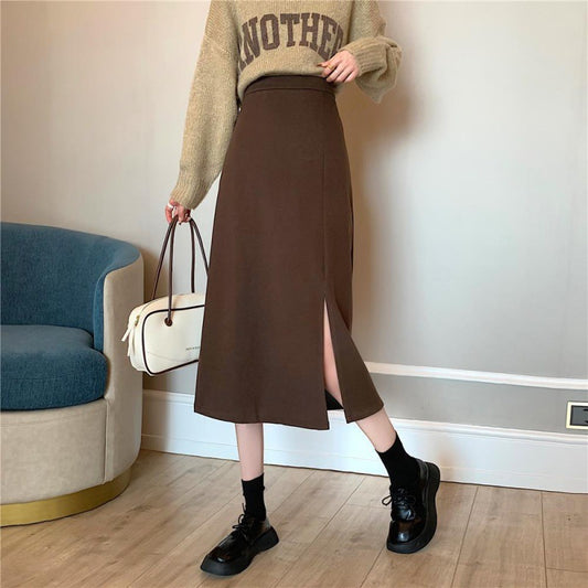 Plus Size Women's Black Skirt Women's High Waist