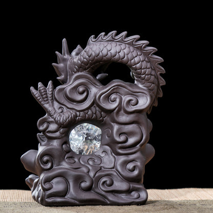 Backflow Incense Burner Ornaments Pottery Indoor Seat Tower