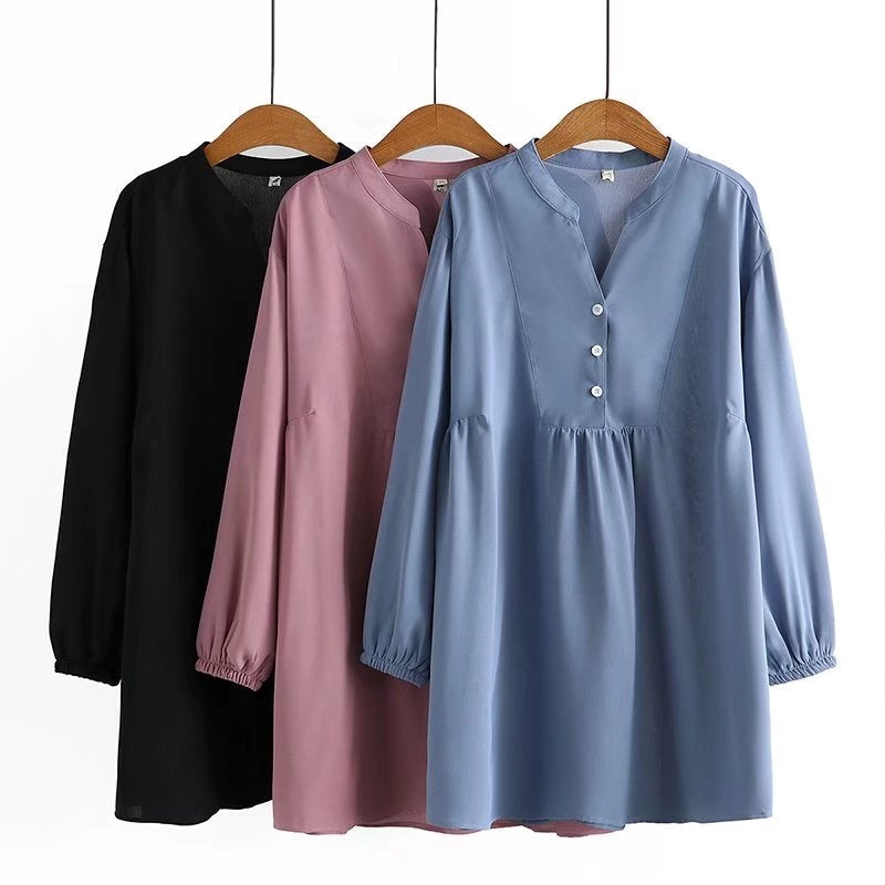 Fashionable Plus Size Women's Skirt Dress With Temperament