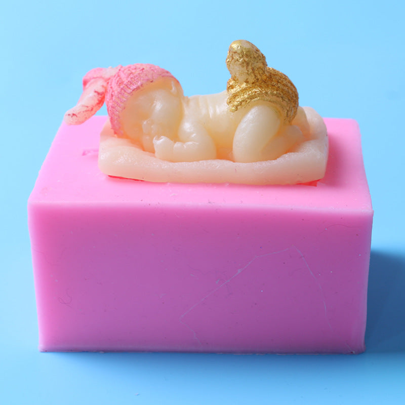 Chocolate Silicone Mold Plaster  Light Clay