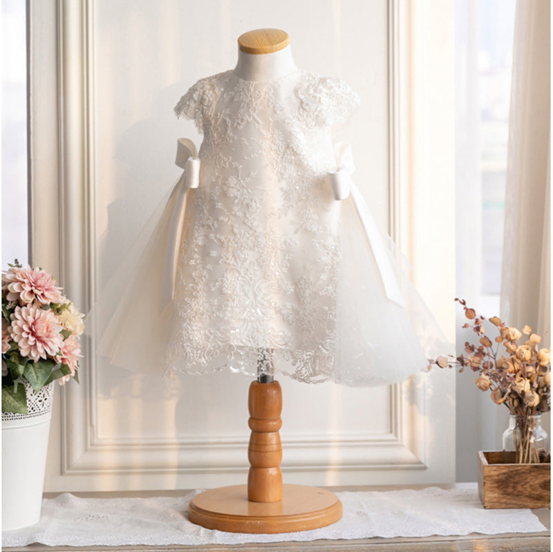 Children's Lace Performance Cotton Dress