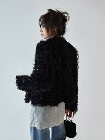 Lamb Wool Coat Women's Clothing
