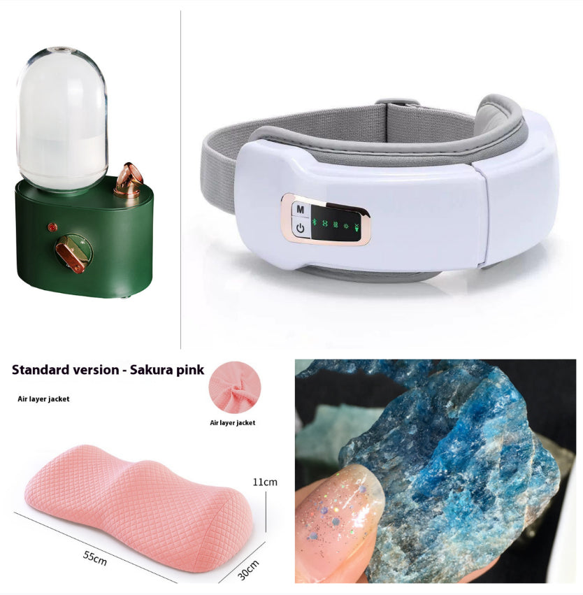 Portable Eye Massager With Vibration And Heat Compress For Eye Care