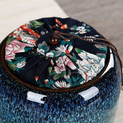 Ceramic Creative Pu'er Tieguanyin Tea Fruit Storage Jar