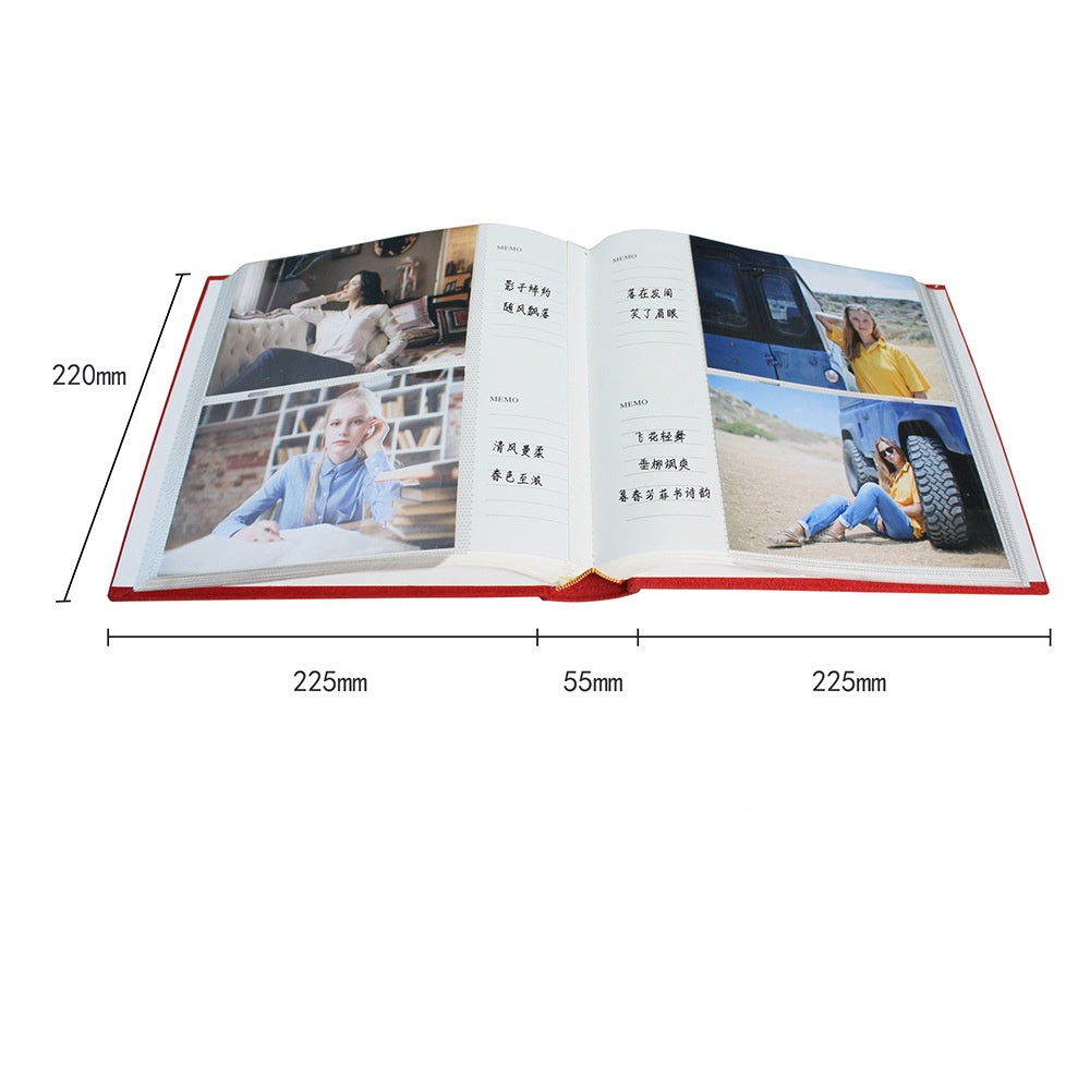 Creative Retro Flannel Photo Album Commemorative Album