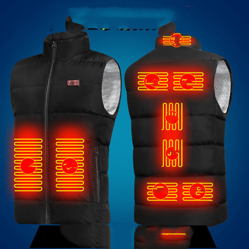 Usb Rechargeable Heating Down Cotton Heating Vest