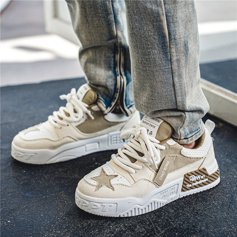 New cool urban Black  Breathable Casual Shoes five star shoes