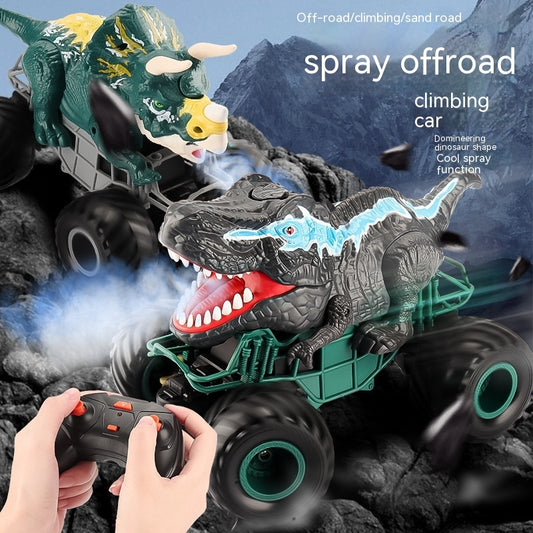 Children's Toy Dinosaur Remote Control Off-road Vehicle Tyrannosaurus Triceratops Rock Crawler