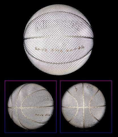 Glowing Luminous Fluorescent Basketball Night Game Basketball