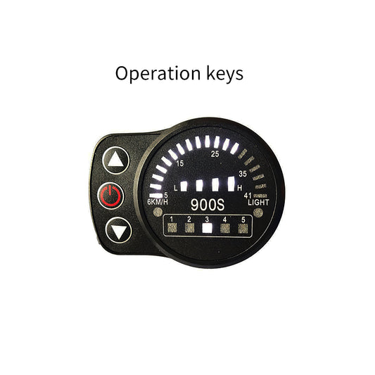 Bicycle Modified Lithium Battery Power With Quantum KT-LED900S Meter