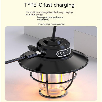 Outdoor Retro Rechargeable Camping Ambience Light