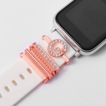 Rose Gold English Alphabet Buckle