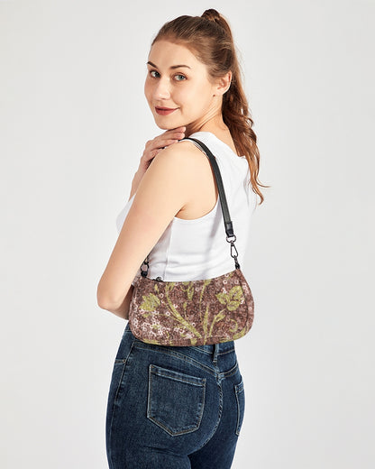 BEAUTIFUL PURPLE GITTER DESIGN CREATED BY FLIPSTYLEZ Petite Canvas Pouch