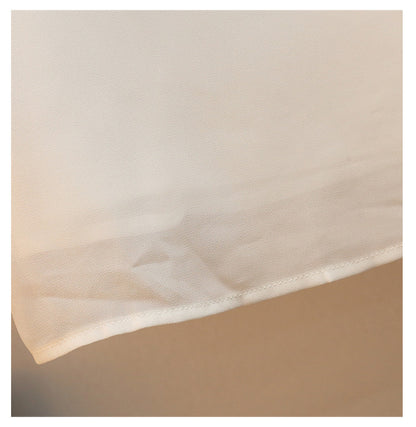 Plus Size Women's Loose And Slim Stitching Chiffon Top Suit