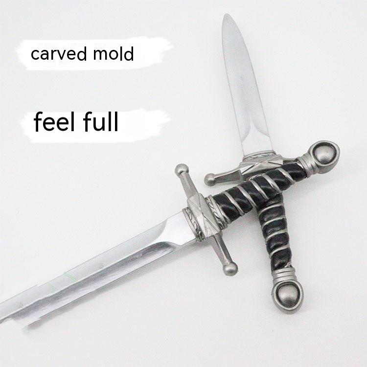 Simulation Small Dagger Sword Soft Rubber Weapon Model