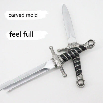 Simulation Small Dagger Sword Soft Rubber Weapon Model
